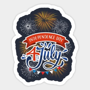 Independence day Sticker